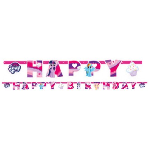 My Little Pony Rainbow Sparkle Happy Birthday sign 237 cm