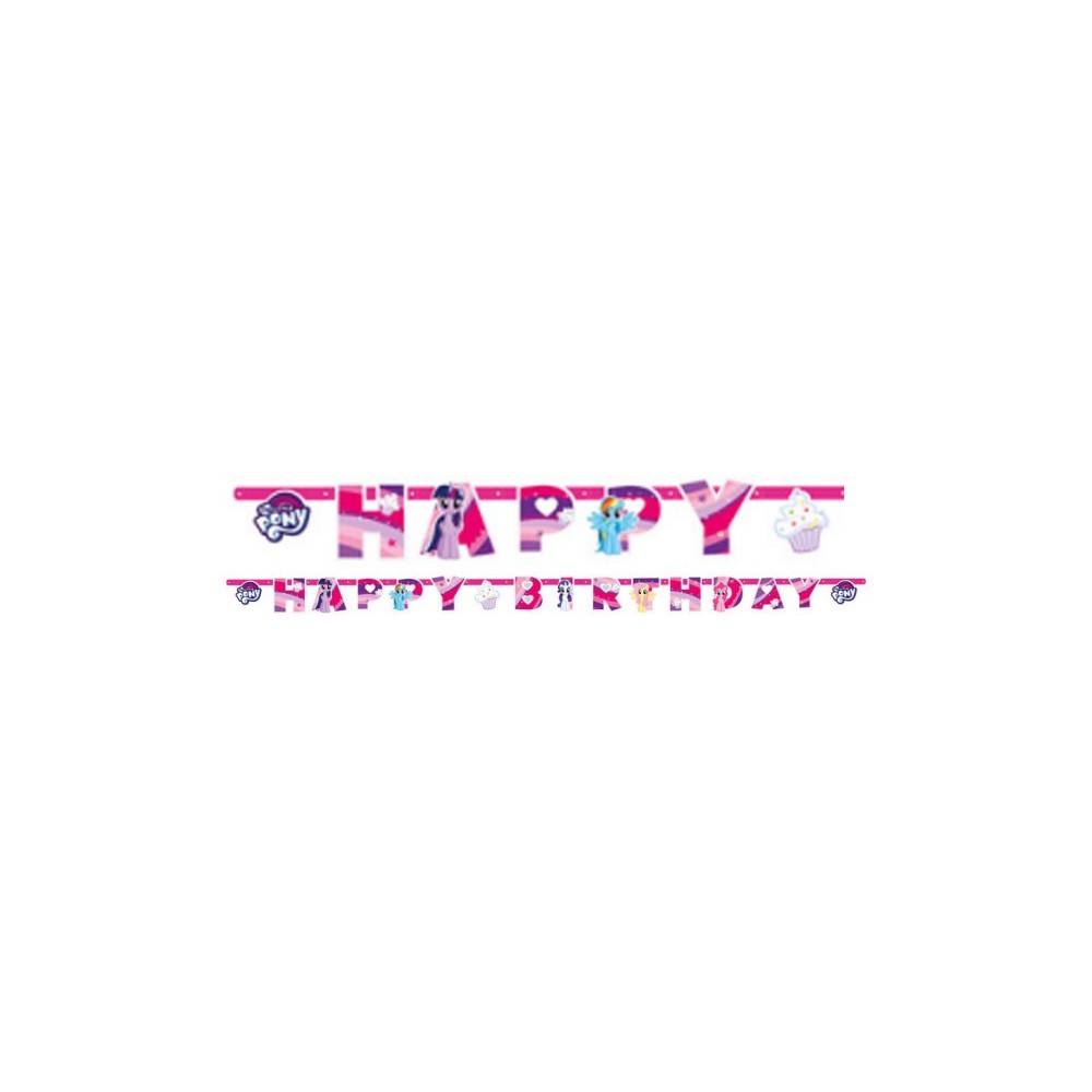 My Little Pony Rainbow Sparkle Happy Birthday sign 237 cm