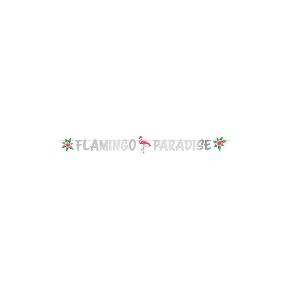 Flamingo Flamingo Paradise paper sign 135 cm