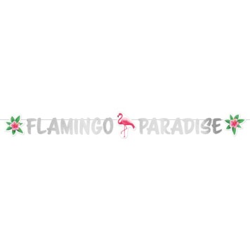 Flamingo Flamingo Paradise paper sign 135 cm