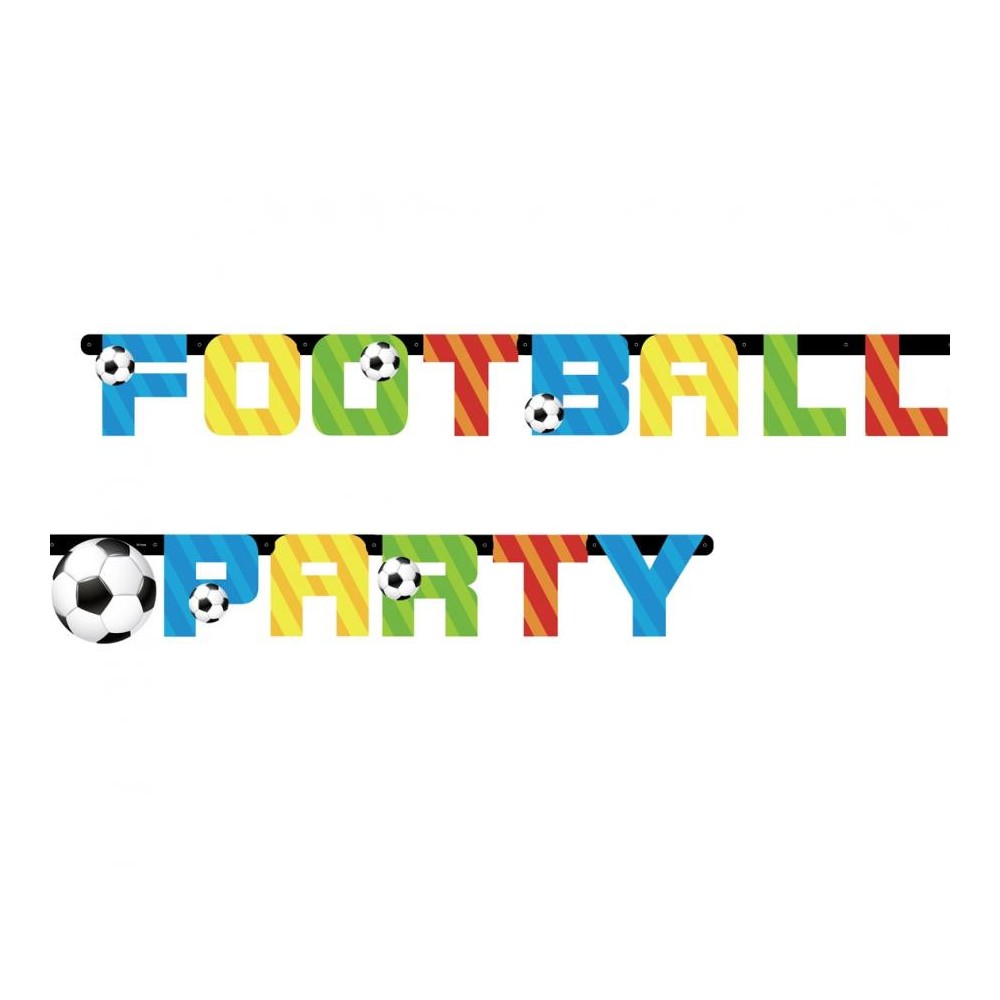 Football Happy Birthday banner 160 cm