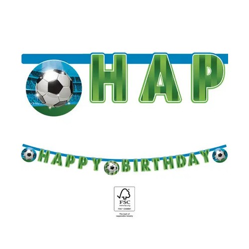 Football Soccer Fans Happy Birthday Sign FSC 2 m