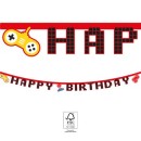 Gamer Gaming Party Happy Birthday Banner FSC 2 m