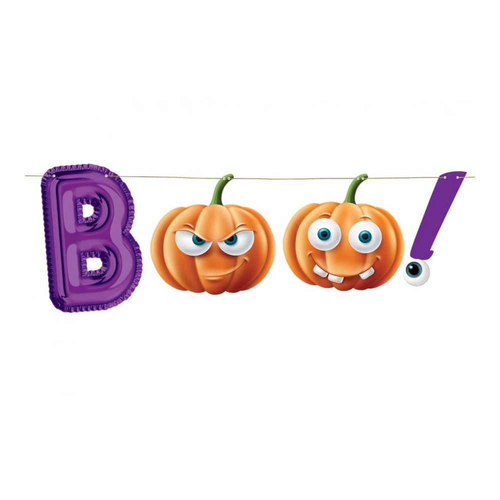 Halloween Boo paper sign 150 cm