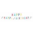 Happy Birthday Colorful Confetti Happy Birthday inscription 180 cm