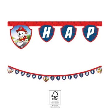 Paw Patrol Rescue Heroes Happy Birthday Sign FSC 2 m