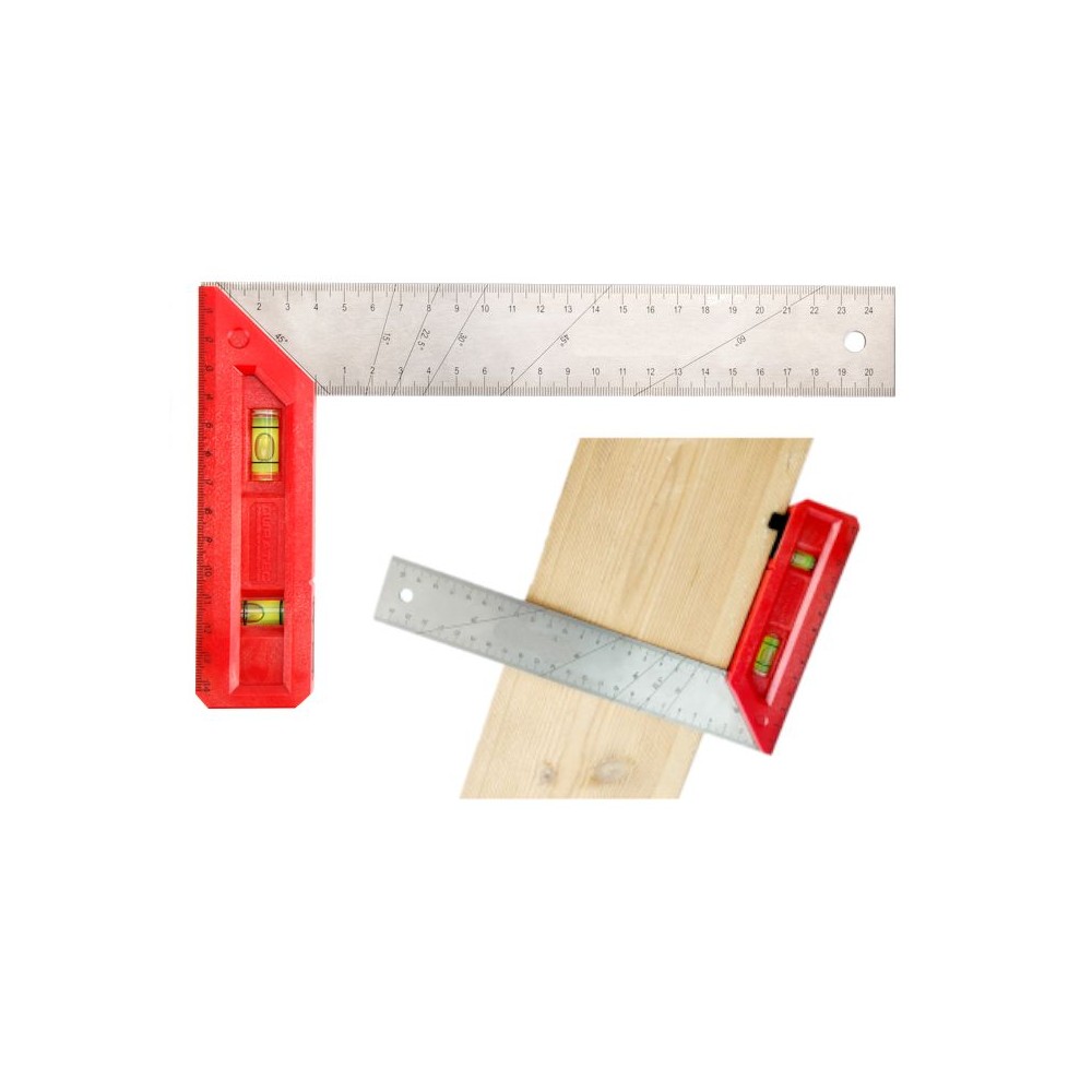 KĄTOWNIK Z POZIOMICĄ 200mm KD10725