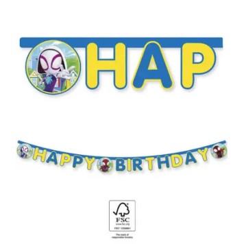 Spiderman Spidey  Happy Birthday Sign FSC 2 m