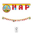 Fireman Rescue Happy Birthday Sign FSC 2m