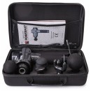 Masażer wibracyjny pistolet PM-MAS-1800BLM + 6 końcówek
