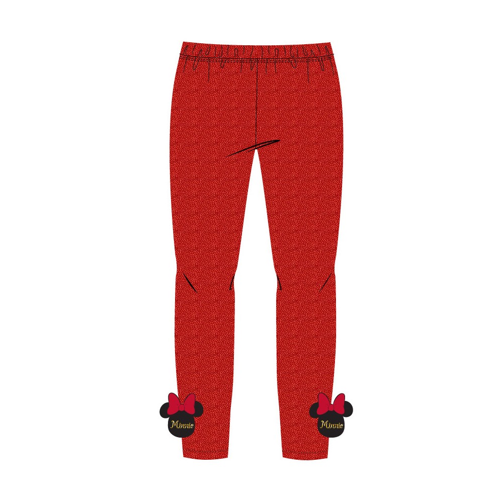 Disney Minnie  Red children's leggings 104-134 cm
