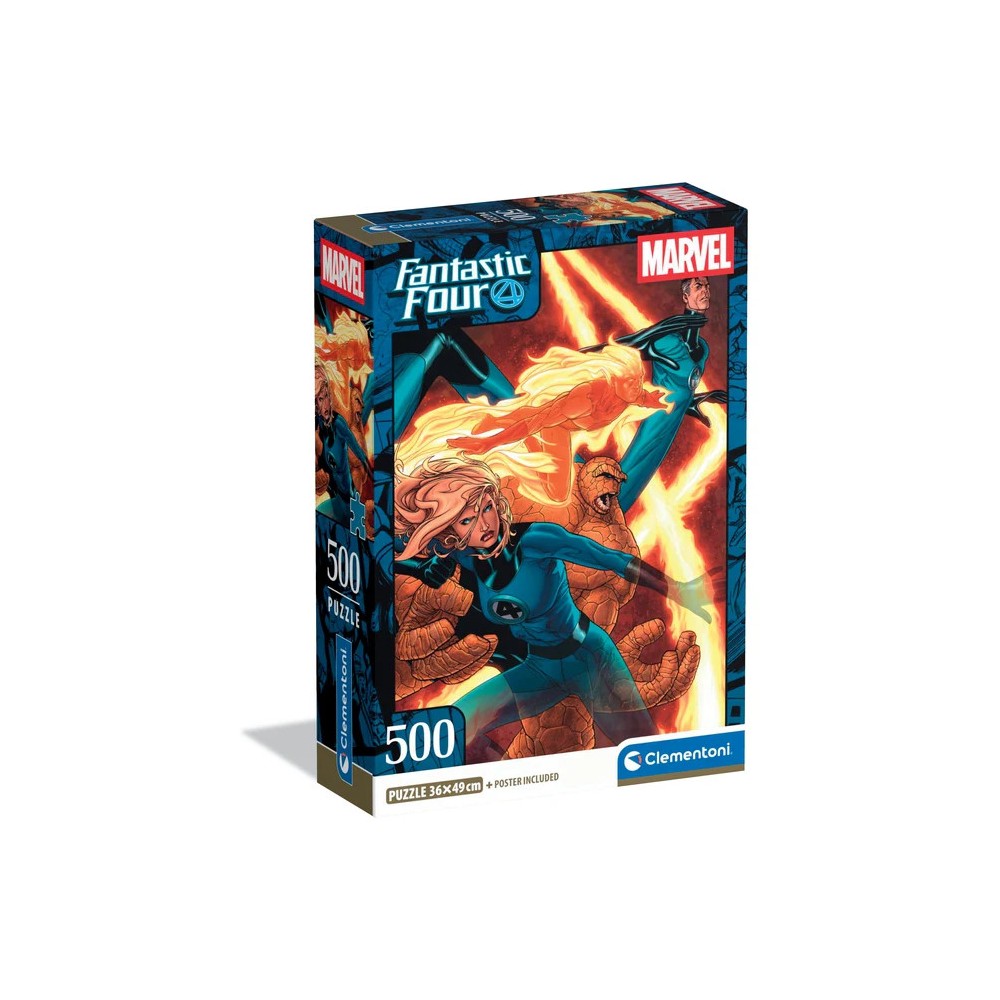 A Fantasztikus 4-es Flame 500-piece Compact Puzzle Clementoni