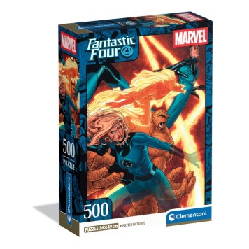 A Fantasztikus 4-es Flame 500-piece Compact Puzzle Clementoni