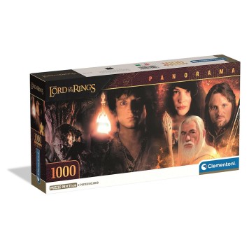 The Lord of the Rings 1000-piece panorama Compact puzzle Clementoni