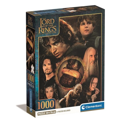 The Lord of the Rings, The One Ring’s Burden 1000 piece Compact puzzle Clementoni