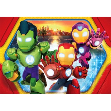 Avengers Hero Squad Iron Man and Super Team 24-Piece Maxi Puzzle Clementoni