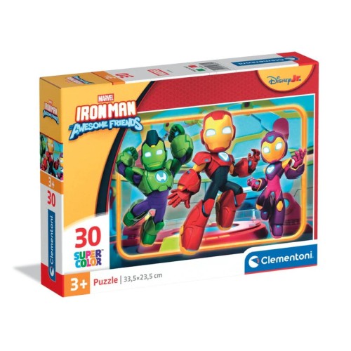 Avengers Trio Iron Man and His Super Team 30-Piece Puzzle Clementoni