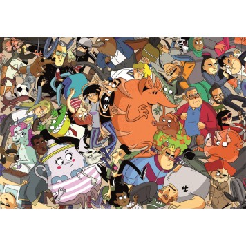 Anime Chaos Against the World 1000 Pieces Compact Puzzle Clementoni