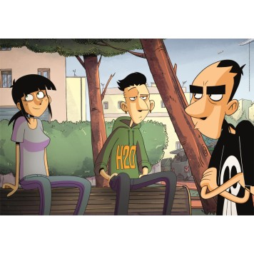 Anime Hoodie Talks A world against 1000 pcs Compact puzzle Clementoni