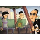 Anime Hoodie Talks A world against 1000 pcs Compact puzzle Clementoni