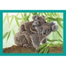 Animals Baby Cuddles 4 in 1 puzzle Clementoni