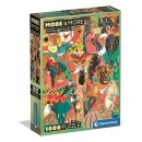 Animals Botanics 1000-piece Compact puzzle Clementoni