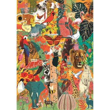 Animals Botanics 1000-piece Compact puzzle Clementoni