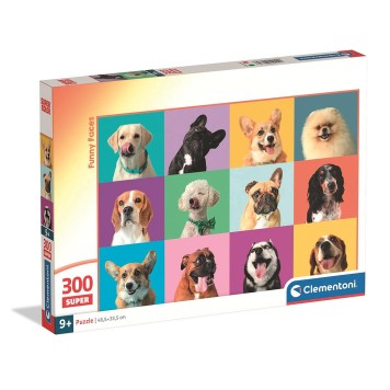 Animals Funny Faces Clementoni 300-piece puzzle