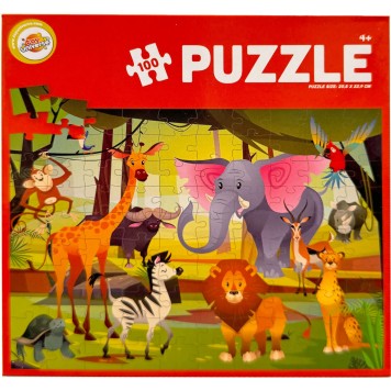 Animals Jungle 100 piece puzzle