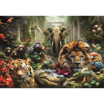 Animals Mystic 1000-piece puzzle Clementoni