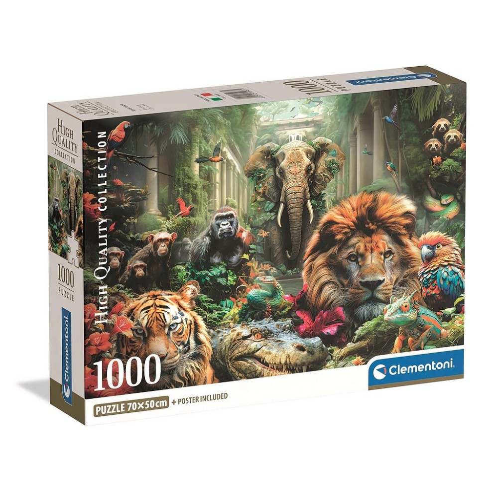 Animals Mystic Jungle 1000-piece Clementoni puzzle