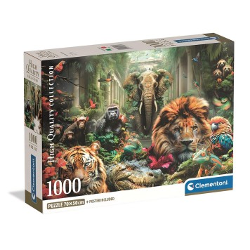 Animals Mystic Jungle 1000-piece Clementoni puzzle