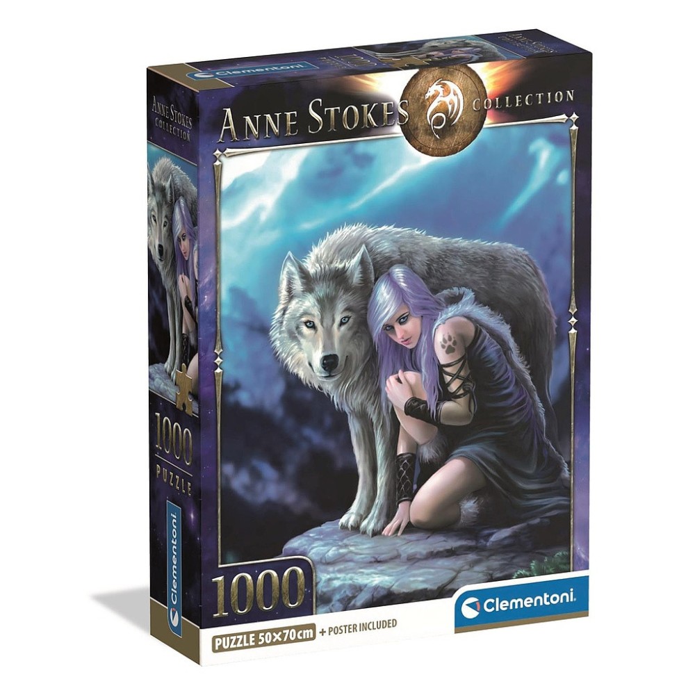 Fantasy Protector Anne Stokes 1000-piece Compact puzzle Clementoni