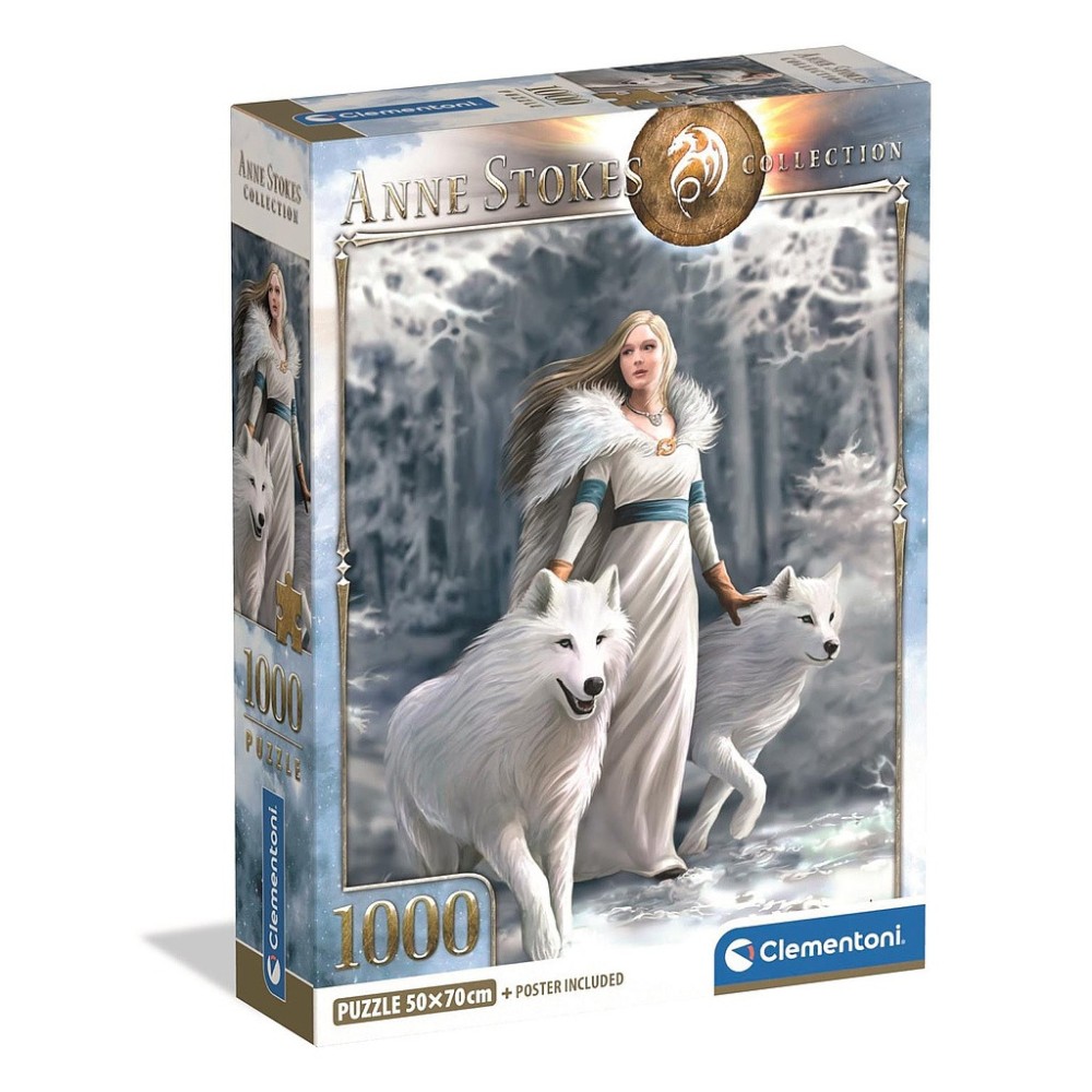 Fantasy Winter Guardians Anne Stokes 1000-piece Compact puzzle Clementoni