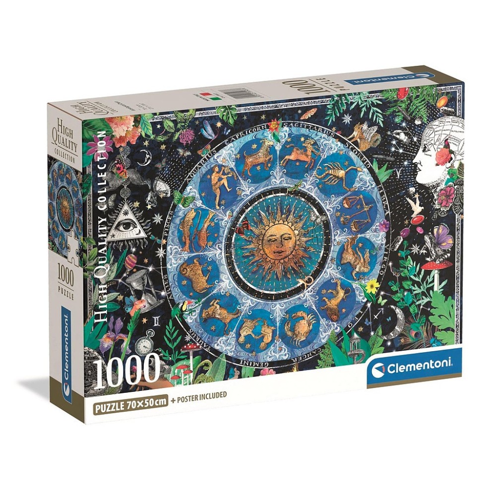 Colour Chart Astrology 1000 pieces Compact puzzle Clementoni