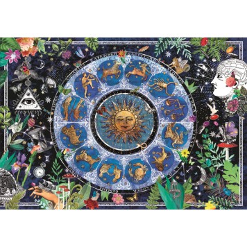 Colour Chart Astrology 1000-piece puzzle Clementoni
