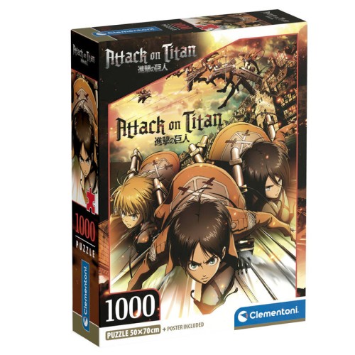 Attack on Titan 1000-piece puzzle Clementoni
