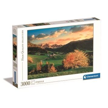 Cities Autumn The Alps 3000 pieces puzzle Clementoni
