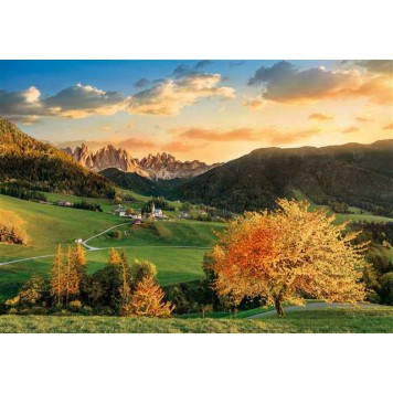 Cities Autumn The Alps 3000 pieces puzzle Clementoni