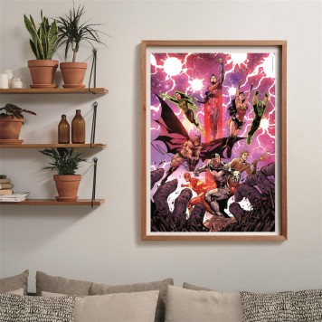 Jusice League Defenders 1000 pcs Compact Puzzle Clementoni