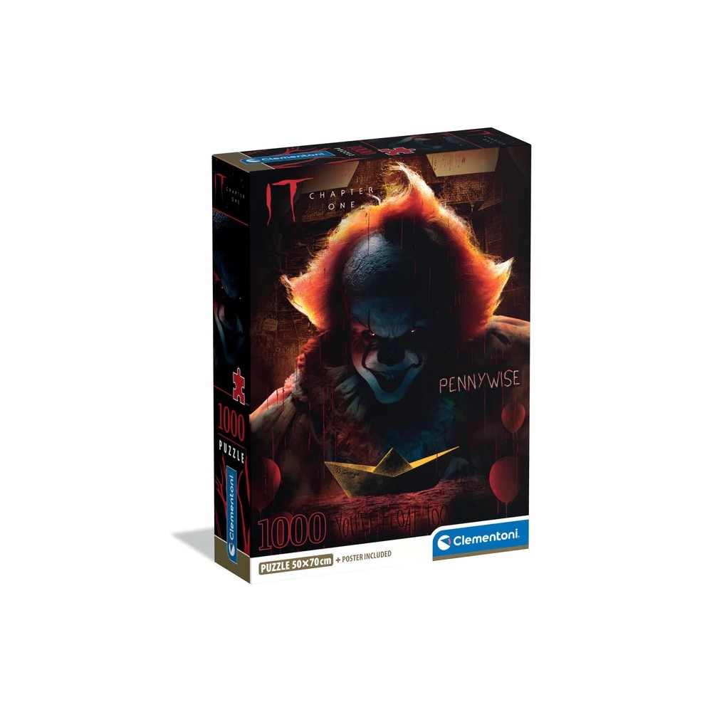 IT Pennywise Clementoni Compact Puzzle 1000 Pieces