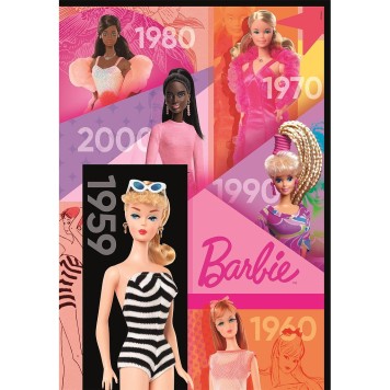 Barbie Years 1000-piece Compact puzzle Clementoni