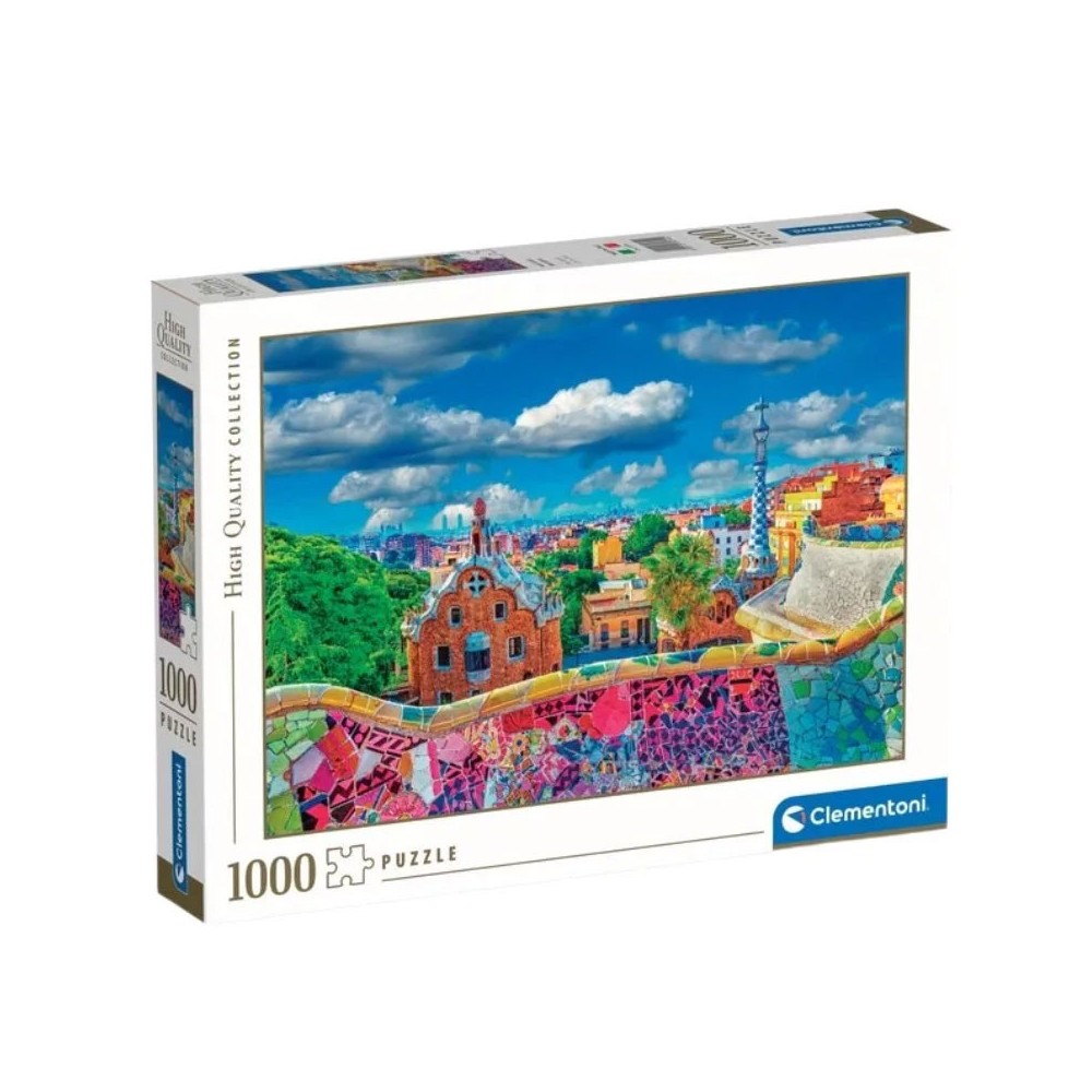 Cities Güell Park Barcelona 1000-piece Puzzle Clementoni