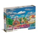 Cities Park Güell Barcelona 1000-piece puzzle Clementoni