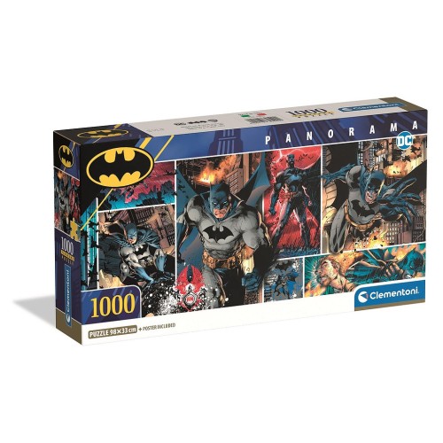 Batman 1000-piece panorama Compact puzzle Clementoni