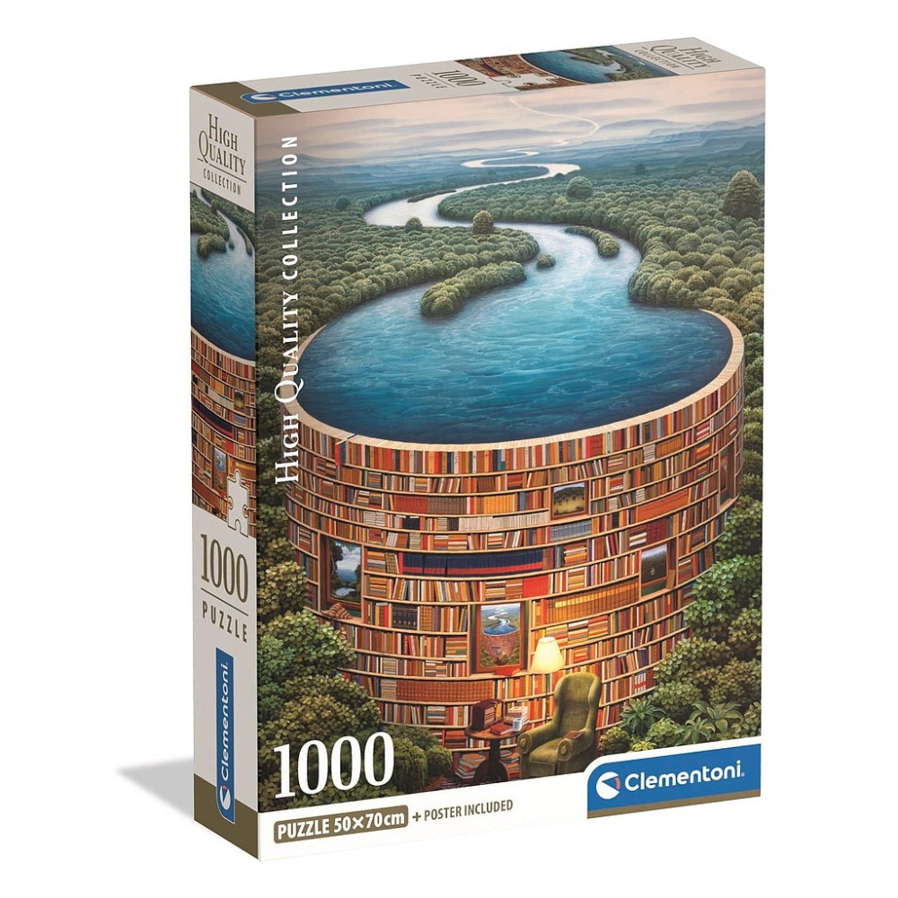 Colour Bibliodame 1000-piece puzzle Clementoni
