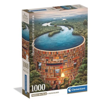 Colour Bibliodame 1000-piece puzzle Clementoni