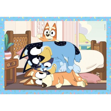Bluey Play All Day 4-in-1 puzzle Clementoni