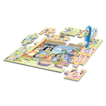 Bluey Playtime interactive 24-piece puzzle Clementoni