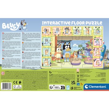 Bluey Playtime interactive 24-piece puzzle Clementoni